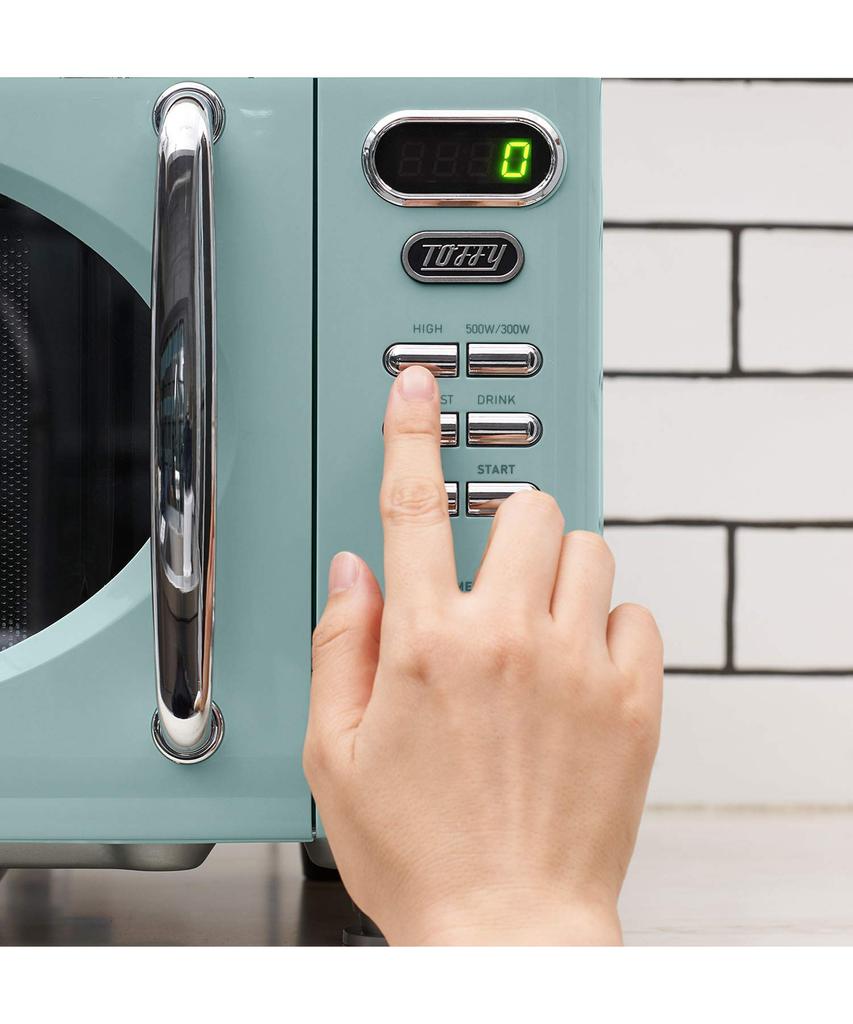 Микроволновая печь Компактная 17 л Плоский стол Ретро Симпатичная Новая Жизнь Одна Гостиная Две Гостиные [Toffy] K-DR1 (Пепельно-белый) К-ДР1-АВ