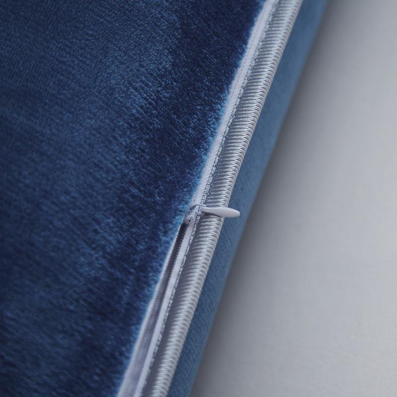 Зимняя молочная бархатная теплая двойная наволочка, утолщенная длинная наволочка, удобная мягкая наволочка, постельное белье