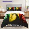 Bob Marley Art Set Threepiece Set 1 Duvet Cover 2 Pillowcase Without Core Soft And Comfortable Bedding Set Duvet Cover And Pillowcase