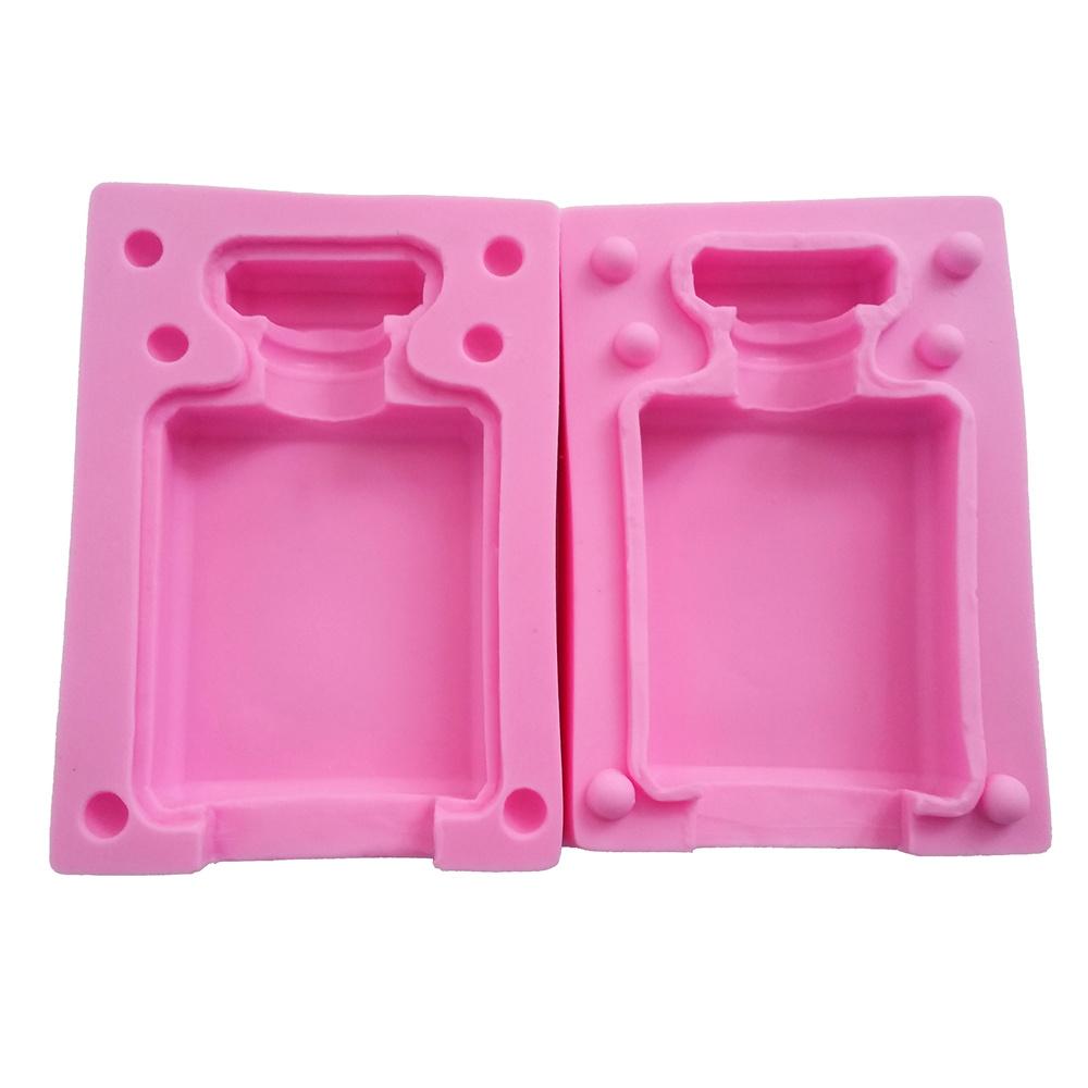 Дизайн флакона духов, силиконовая форма, форма для украшения торта, сахарная резинка, инструмент для пасты, 3D форма для шоколадного мусса