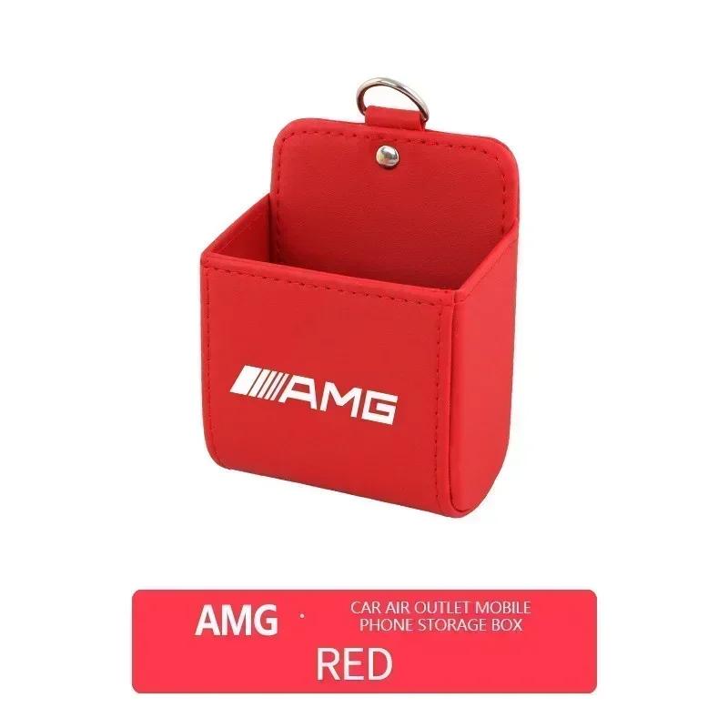 DIQ4 For AMG Car For Mercedes benz AMG 1pcs Multi-Purpose Car Storage Box Car Trash Can Organizer Garbage Bag For Mercedes benz A B R