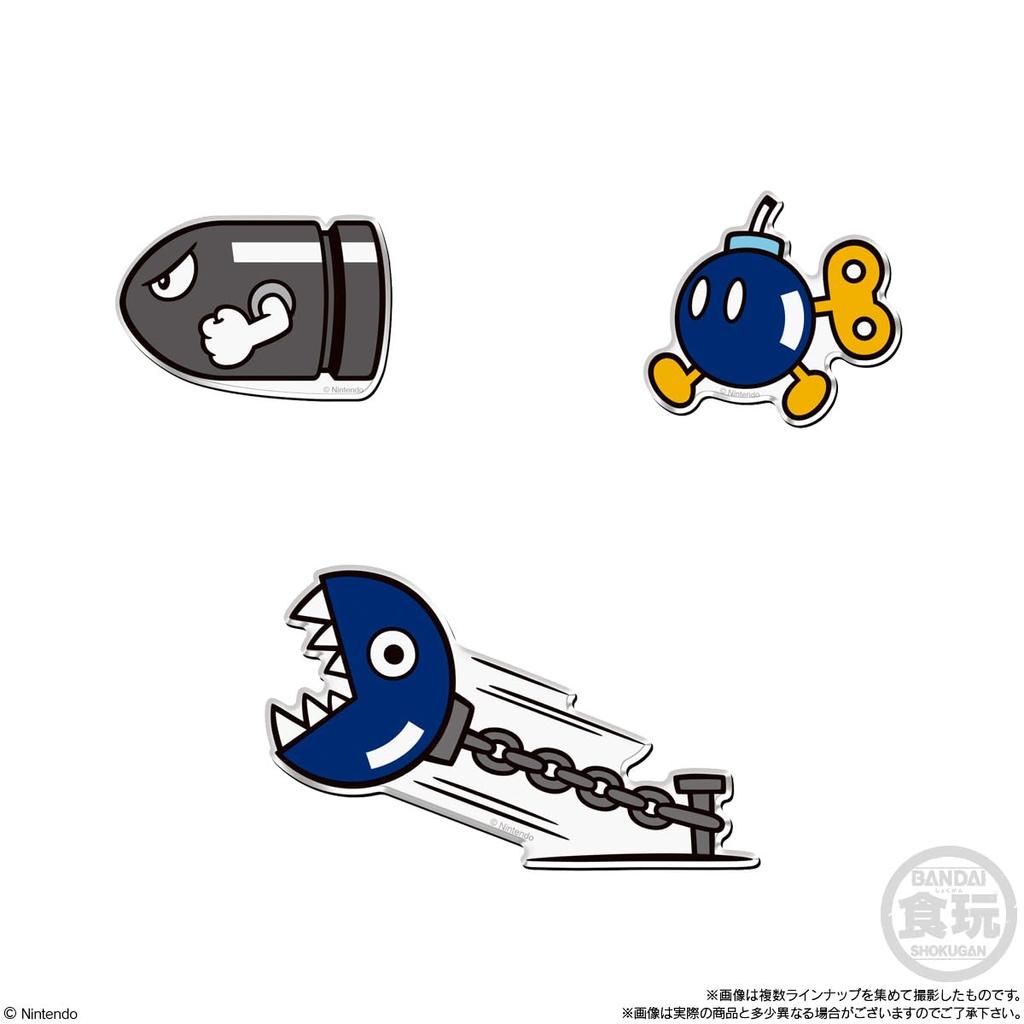 Super Mario Character Magnets Candy Gum (14 Pieces) Toy/Chewing (Super Mario)