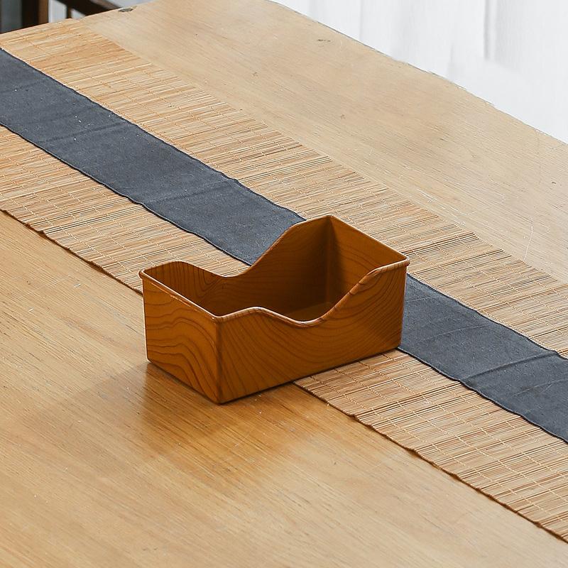 Посуда из имитации древесины, пластиковая тарелка для закусок, кухонные аксессуары для дома, закусок