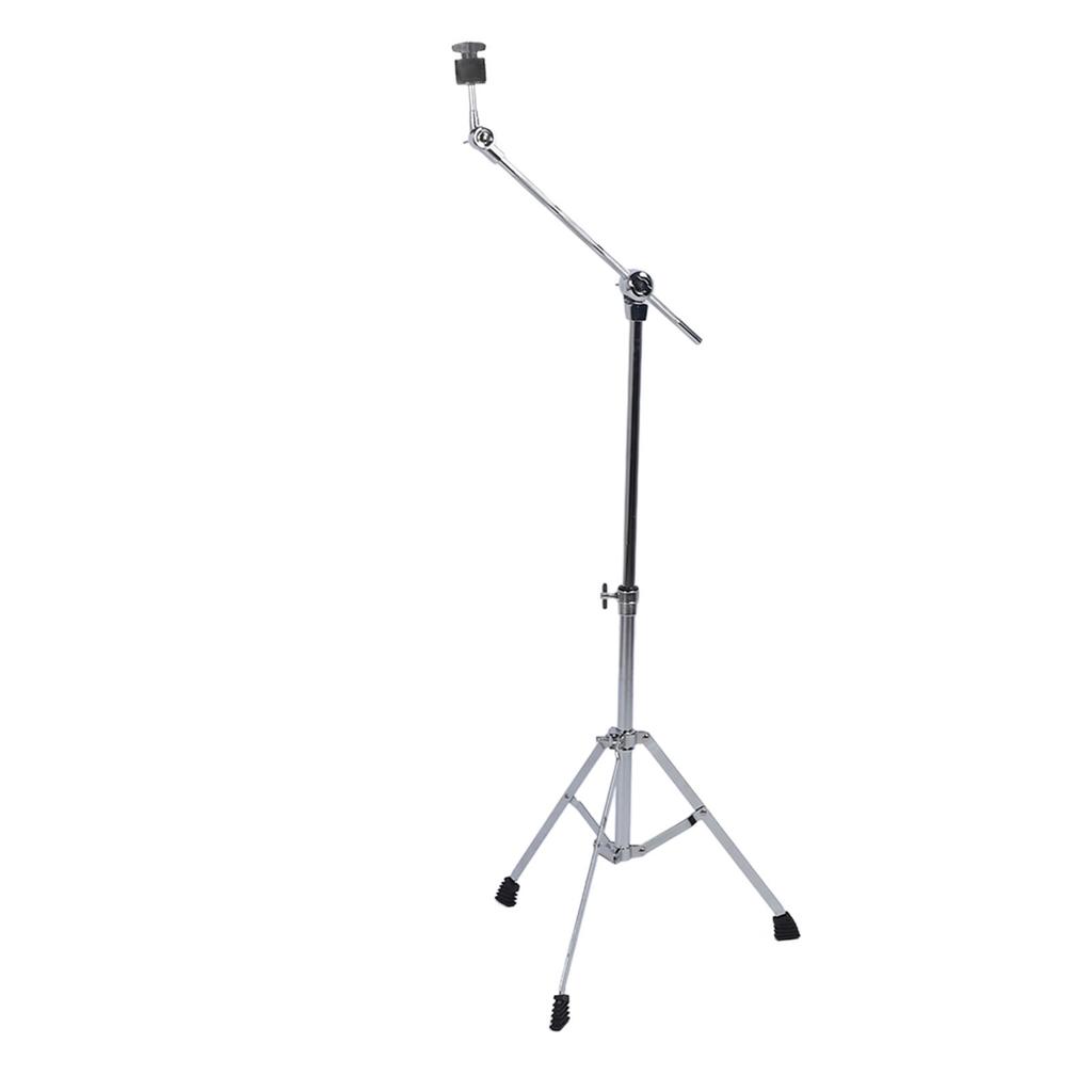 Drum Cymbal Stand Multifunctional Iron Adjustable Foldable Cymbal Straight Stand for Practice