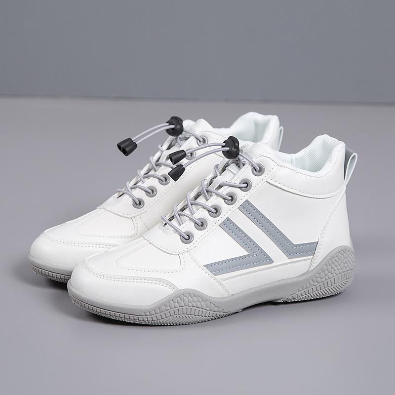 [Customized] New Spring and Autumn Mid-top Soft-soled Little White Shoes Fashionable Niche Casual Shoes Non-slip and Wear-resistant Sports Shoes