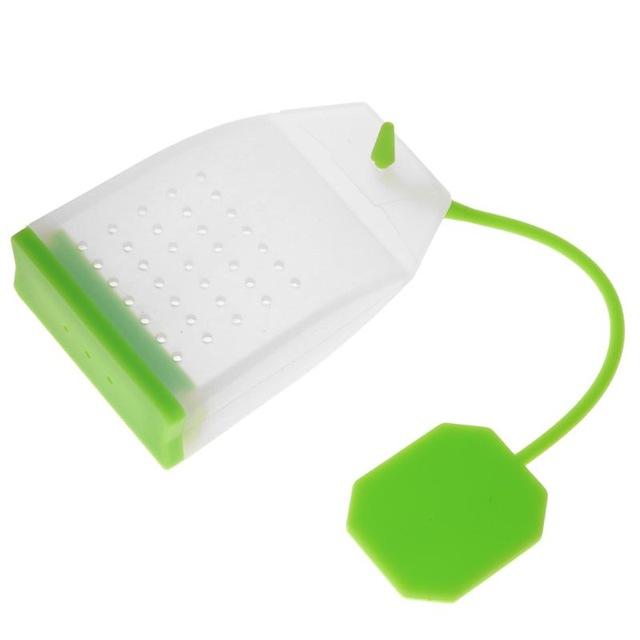 1 шт. пищевые силиконовые чайные пакетики, цветные ситечки для чая, травяные фильтры для заваривания чая, ароматизированные чайные инструменты, аксессуары