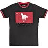 Deftones Unisex Adult Star & Pony Ringer T-Shirt