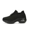 Женские кроссовки на воздушной подушке. Женская обувь на платформе. Женская спортивная повседневная обувь. Стильная и легкая летающая тканая обувь.