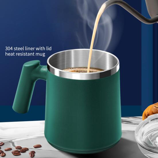 Отличная кружка для воды на 400 мл с двойными стенками, легко моется для питья