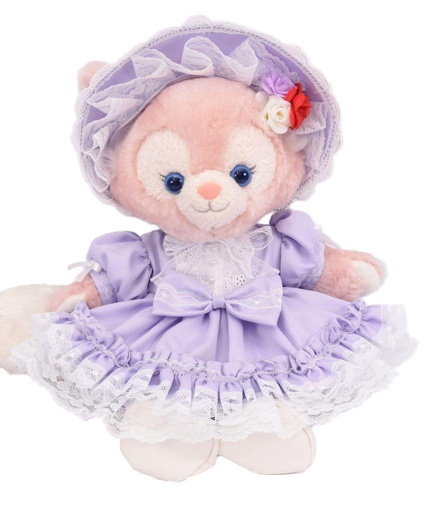 Костюм Алисы по почте «Мишка Тедди» Линабель с чепчиком и платьем с оборками для размера S (Никто) (Глициния)