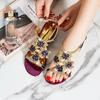 2025 New Comfortable Crystal Sandals Women's High Heels Fashion Summer Diamond Inlaid High-grade Beach Leather Shoes