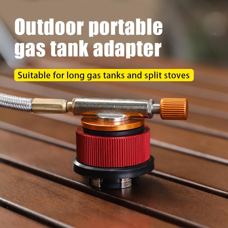 Уличная походная плита, переходник для бензобака, сплит-тип, конвертер для печи, адаптер горелки для плиты, аксессуары для кемпинга, адаптер для бутана, автоматическое выключение