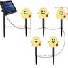 Solar LED Halloween Pumpkin Lantern for Outdoor Garden - Waterproof Decoration