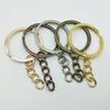 DIY Keychain with Chain & Hanging Buckle Pendant for Bags & Clothing