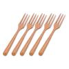 Wooden Beech Wood Modern Fork Set of Current Model J-kitchens 5, 19.2x2.5cm,