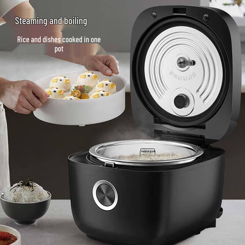 Joyoung 5L Smart Rice Cooker with 316L Stainless Steel 0-Coating Pot CN plug (adapter included)