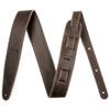 Fender Artisan Crafted Leather Brown Strap, 2.5"