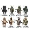 Wm6147 Ww2 Military Special Forces Weapons Soldier Ksk Alpha Snow Leopard Navy Seals Dleta Figura Model Toys