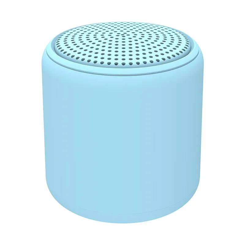 Мини портативная беспроводная Bluetooth колонка Длительное время работы Стерео объемный бас USB-зарядка Круглый аудио плеер для улицы Горячая распродажа