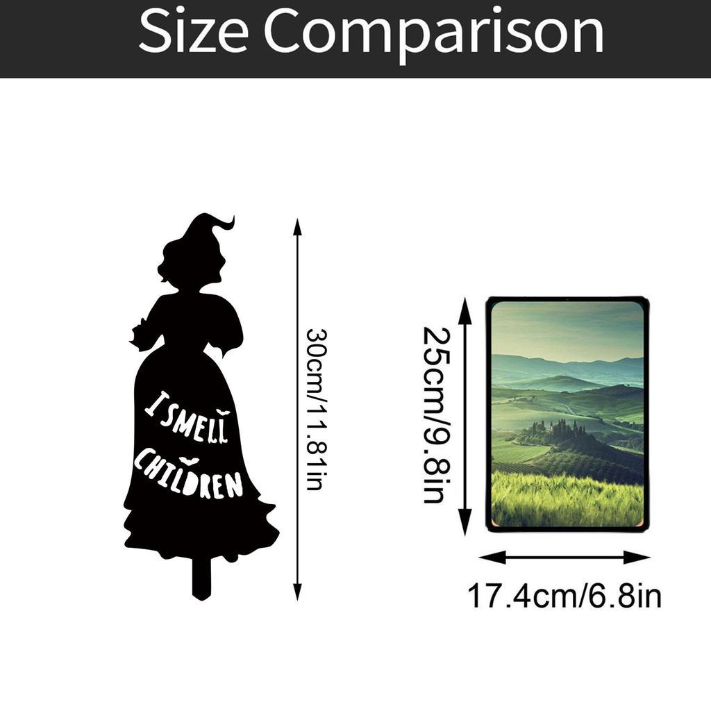 Хэллоуин Ведьма Размещение Карточек, Оформление Двора, Реквизит, Кованое Железо Размещение Карточек, Праздничное Украшение 3шт