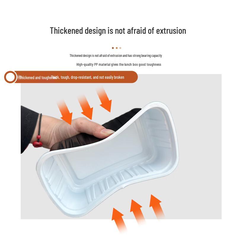 Fangjiajie Disposable Rectangular Meal Prep Containers