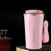 510ML Travel Coffee Mug Spill Proof with Seal Lid Insulated Eco-friendly Easy One-handed Drinking Stainless Steel Cup