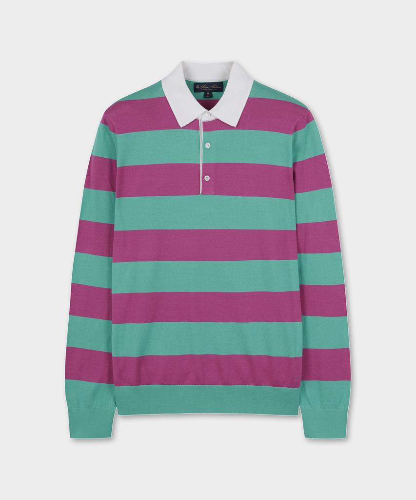 Свитер-поло для регби BROOKS BROTHERS (розовый) (Bbwtmm8866Cfs)