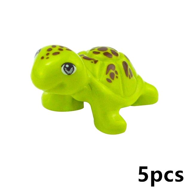 MOC Город Животные Строительные Блоки Фигурки Коза Овца Орел Сова Панда Попугай Чайка Пингвин Зоопарк Рам Аксессуары Кирпичики Игрушка Подарок