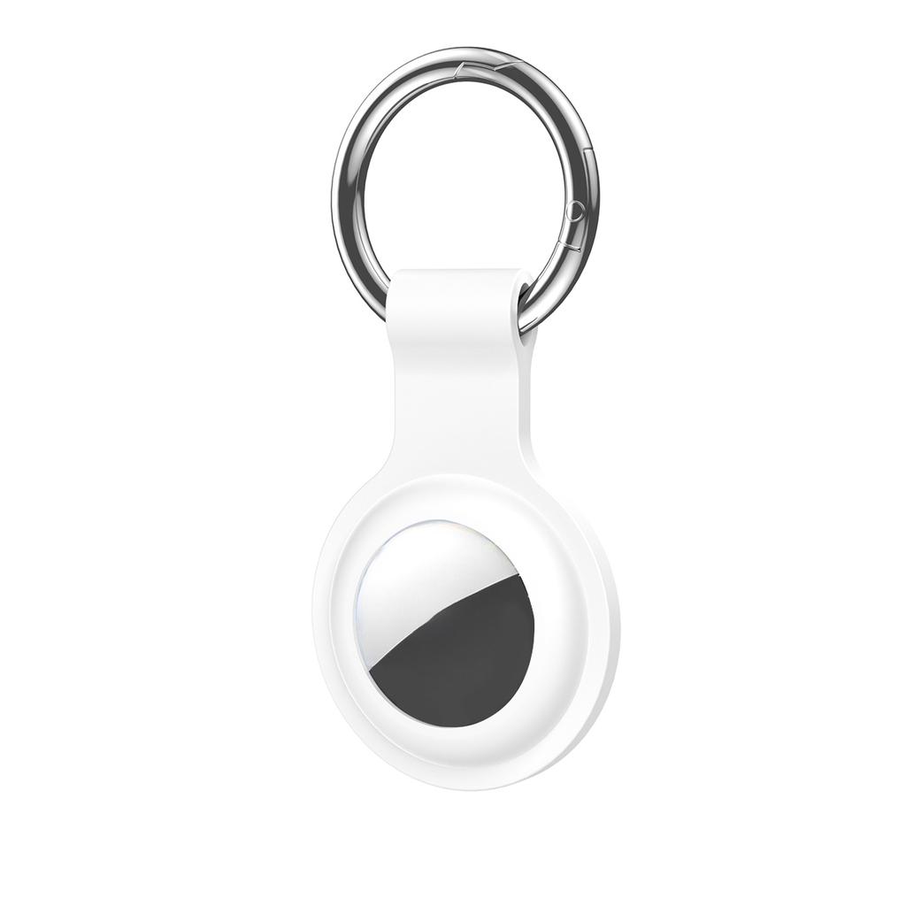 Чехол для Apple Airtags Case Liquid Silicone Protective Shell Tracker Accessories Anti-scratch Sleeve Keychain Air Tag Case