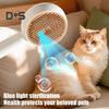 Cat Steam Brush for Shedding Spray Pet Grooming Brush with Release Button Steamy Pet Hair Removal Comb for Long Short Haired Cats Dogs