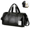 Gym Bag Leather Sports Bags Dry Wet Bags For Men Women Training for Shoes Fitness Yoga Travel Luggage Shoulder Sport Bag