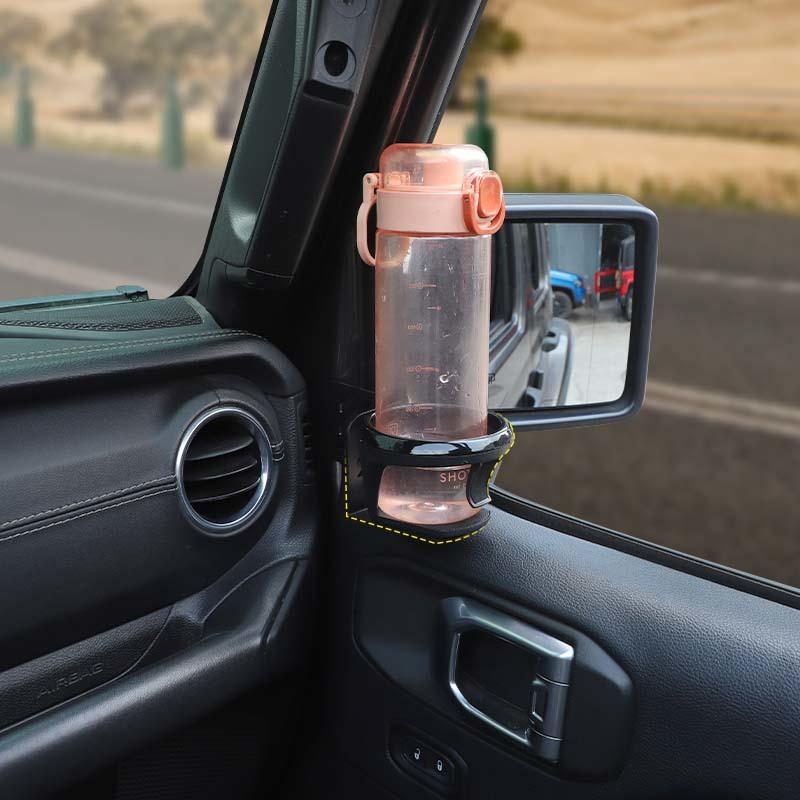 Front Door Water Cup Bracket Holder Rack Support Stand For Jeep Wrangler JL For JT Gladiator 2018 Up Car Interior Acessories