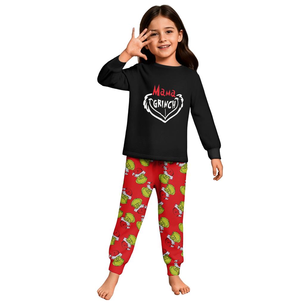 Children's Boys And Girls Thin Two-piece Long-sleeved Pants Two-piece