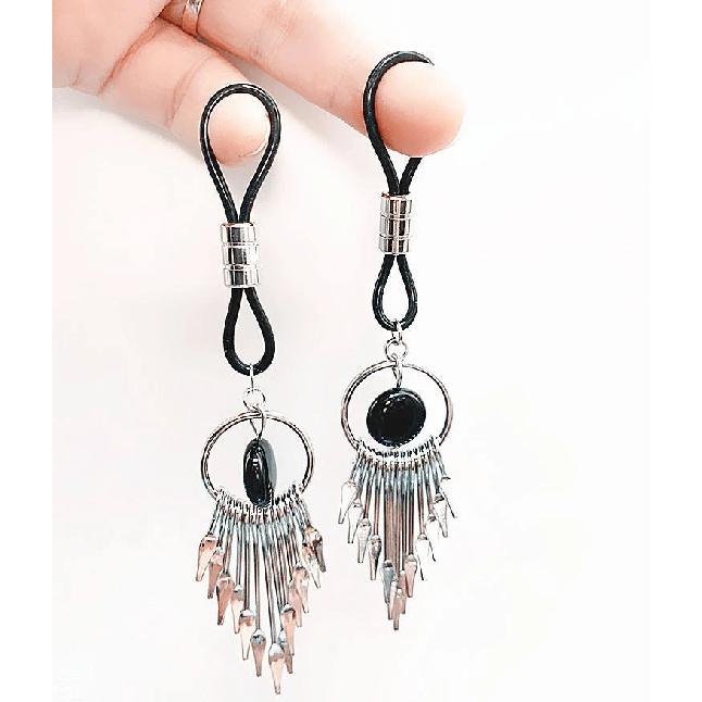 Ninghao Silicone Sexy Breast Clip Adult Massage Flirting Sex Toy Bell Button Butterfly Nipple Clamps