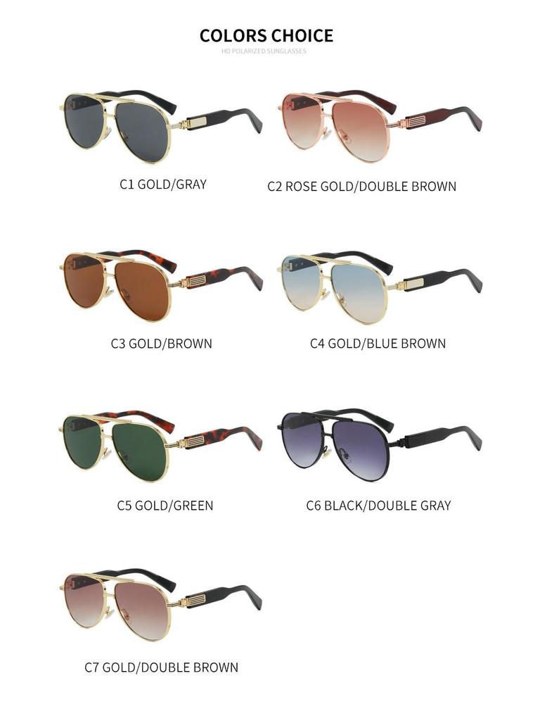 Солнцезащитные очки-авиаторы 2025 года с зеркальными линзами-лягушками - ощущение высокого класса