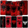 GX16 Албания албанский флаг силиконовый мягкий чехол для Samsung S6 S7 Edge S8 S9 S10 S10E S20 Fe S21 S21s S30 Ultra Plus Lite