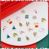 20Pcs/set Nail Supplies Christmas Nail Decorations Christmas Nail Accessories  Manicurist