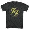 Футболка Foo Fighters с потертым логотипом Дэйва Грола, рок, официальная, новая, черная