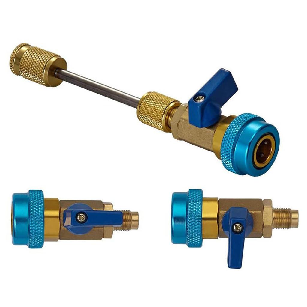 R134A R1234YF R22 Наборы инструментов для снятия и установки сердечника клапана для бытового и автомобильного кондиционирования воздуха, в ящике для инструментов