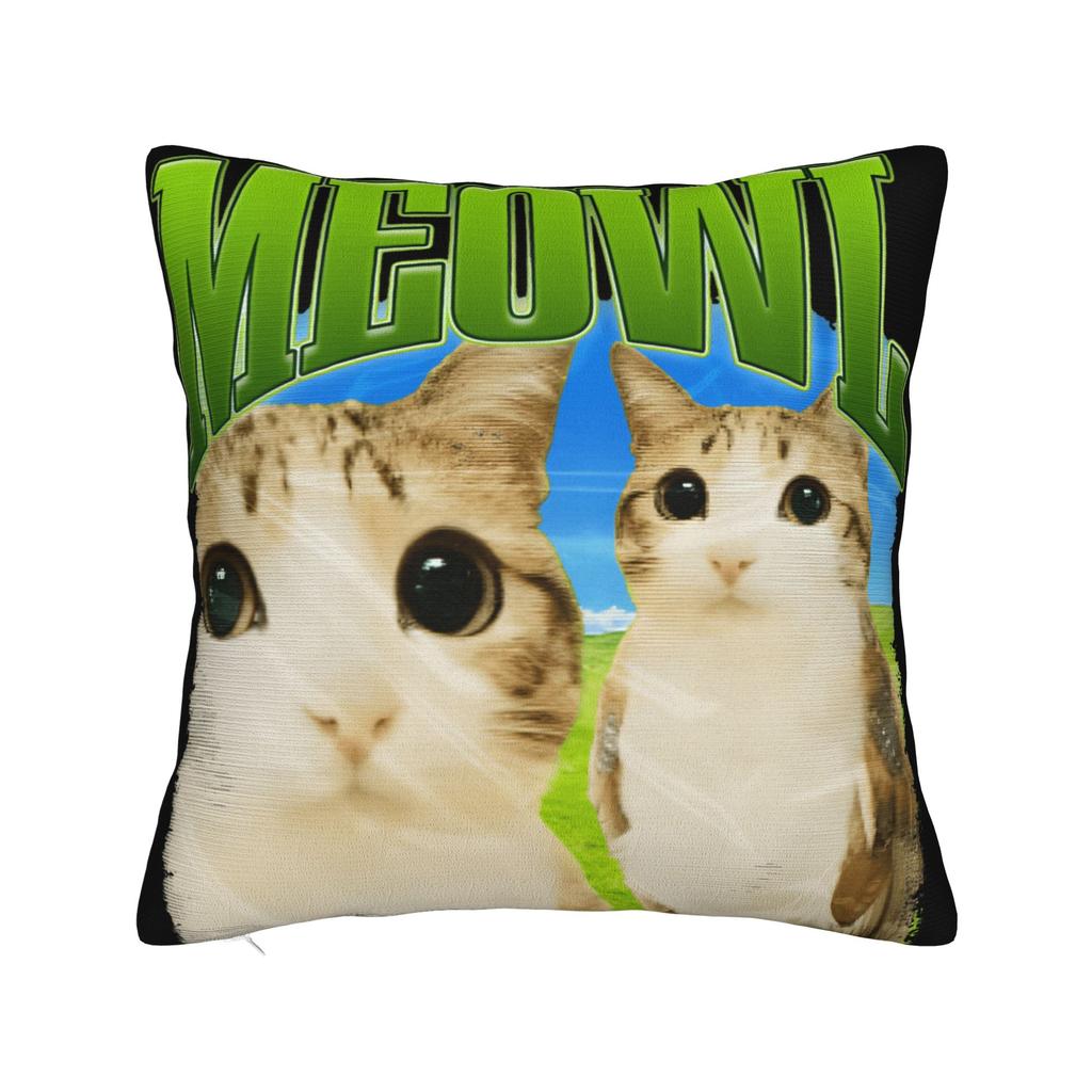 Наволочка Meowl Забавная Милая Кошка Сова Винтажная Наволочка Для Гостиной Наволочки На Подушки Для Стульев