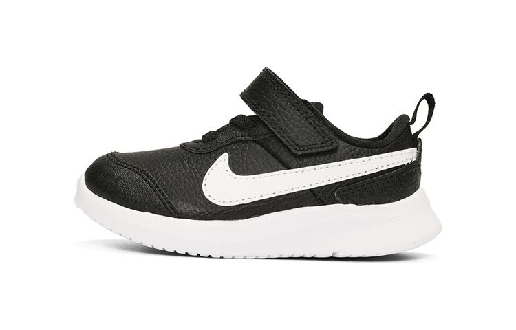 Nike Кожаные низкие кеды в стиле Varsity для малышей Черные для младенцев и малышей CN9397-008
