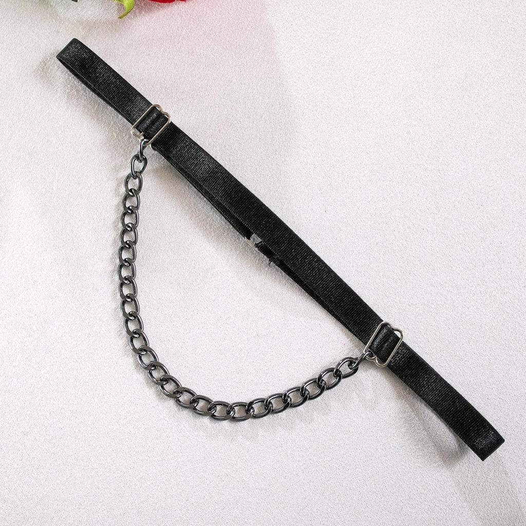 Women's Metal Chain Cutout Erotic Lingerie