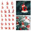 Creative Christmas Tree Decorations Unique Acrylic 26 Letters Alphabet Shaped Hanging Ornaments for Home and Car