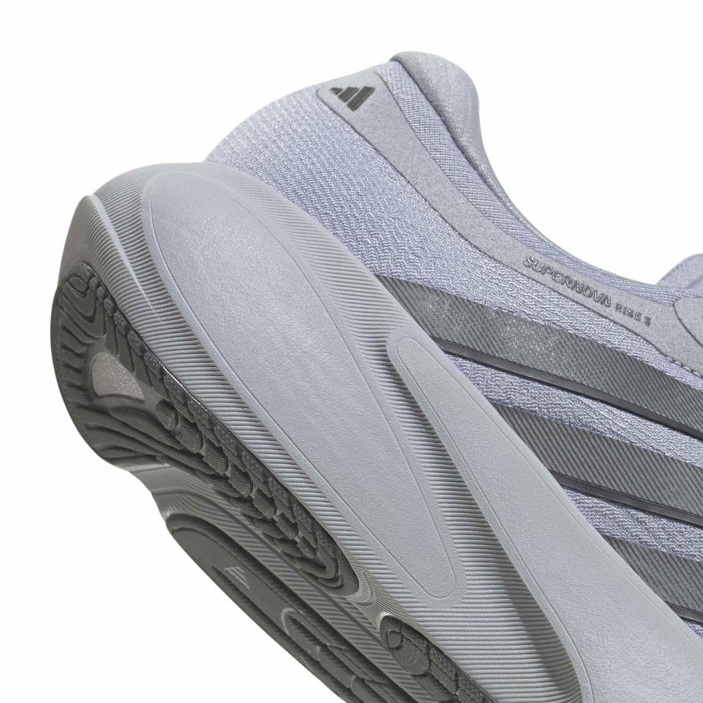 adidas Кроссовки для бега Supernova RISE 3 SE Halo Five, Размер см, Унисекс, Взрослый, OPM27, Серебристый/Металлик Железный/Серый (JR2237), 25,0
