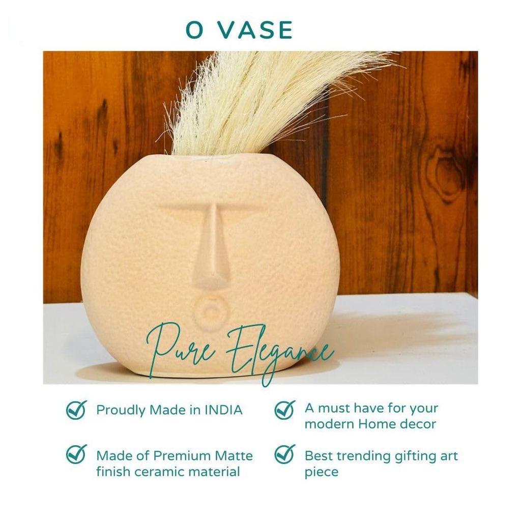 Современная декоративная керамическая ваза с дующим лицом для домашнего декора | Центральные элементы | Кухня | Офис или гостинаяКерамическая ваза для цветов