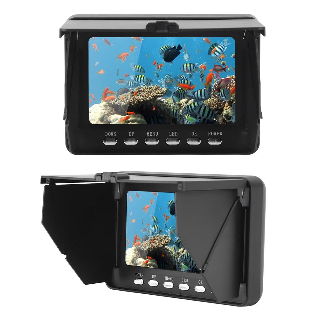 Underwater Camera Fish Detector 5000MAH IP68 1080P USB 5in Underwater Camera Fish Finder for Boat