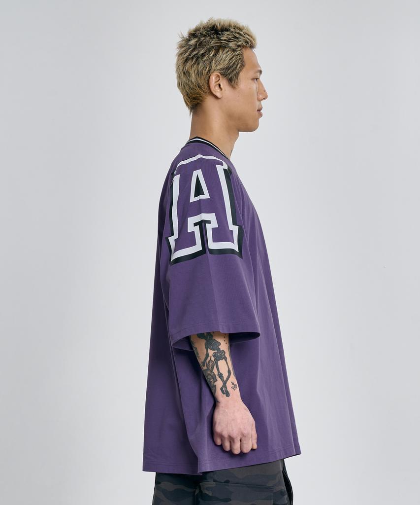 AJOBYAJO [Pba] Aj Rugby T-Shirt [Purple]