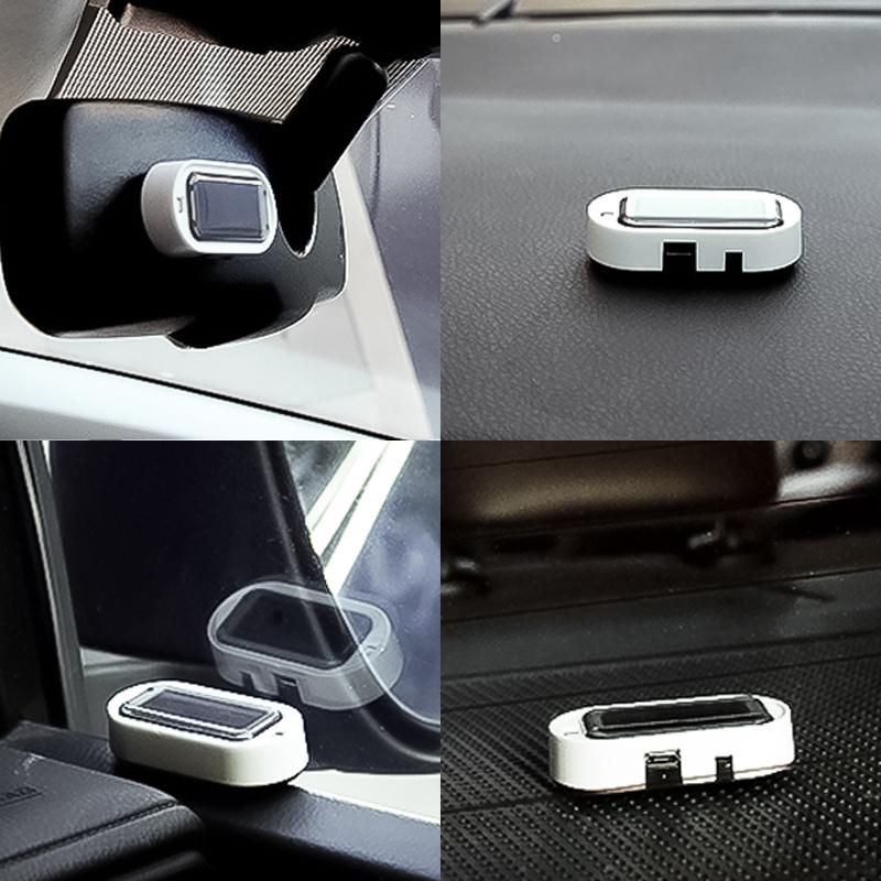 2 шт. Светодиодный ложный охранный фонарь на солнечной батарее, имитирующий автомобильный светодиодный сигнальный фонарь, беспроводной стробоскопический сигнальный маяк, сигнализация, противоугонная предупреждающая лампа