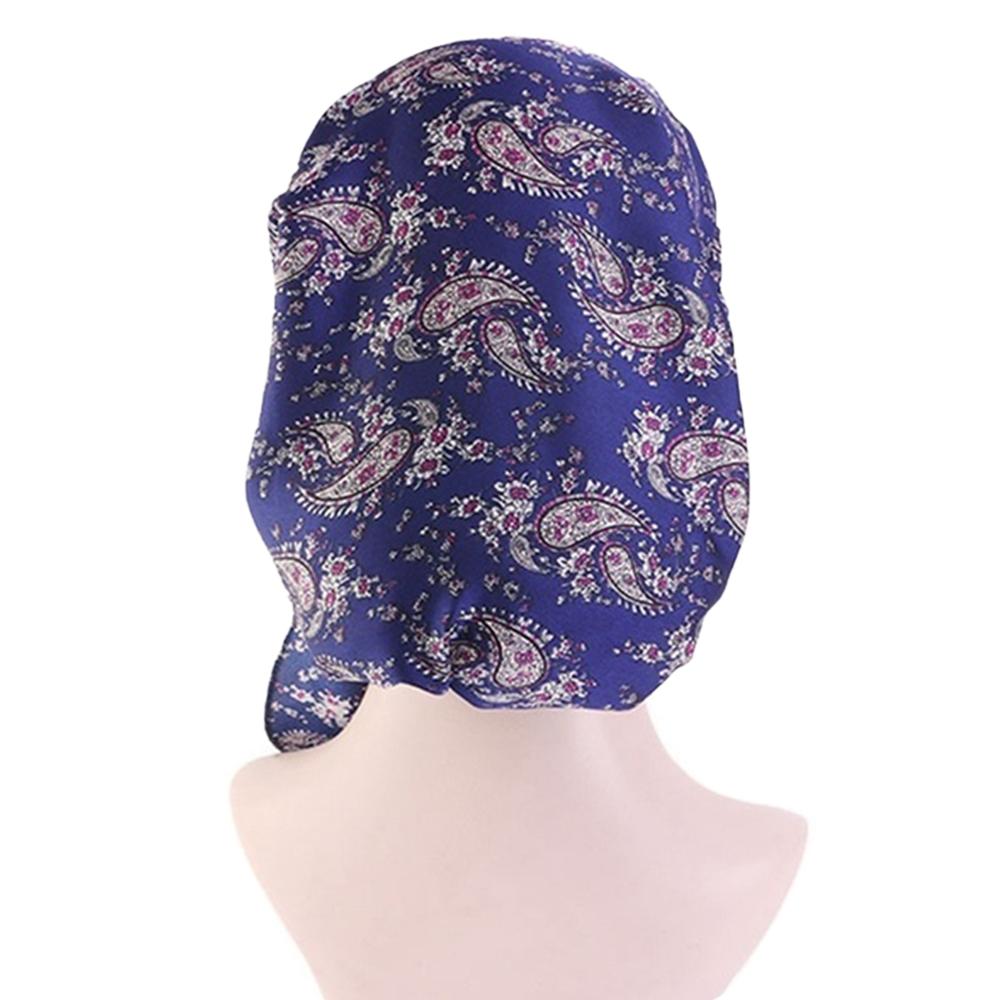 Модный предварительно завязанный головной убор эластичный мусульманский тюрбан платок для борьбы с раком выпадение волос шапка пиратская кепка для химиотерапии