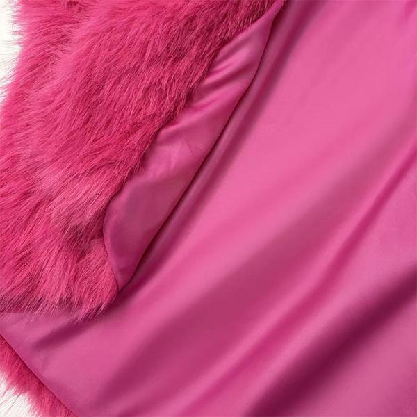 Экологичная куртка с капюшоном из искусственного меха в стиле лисы, женское премиальное пушистое теплое пальто